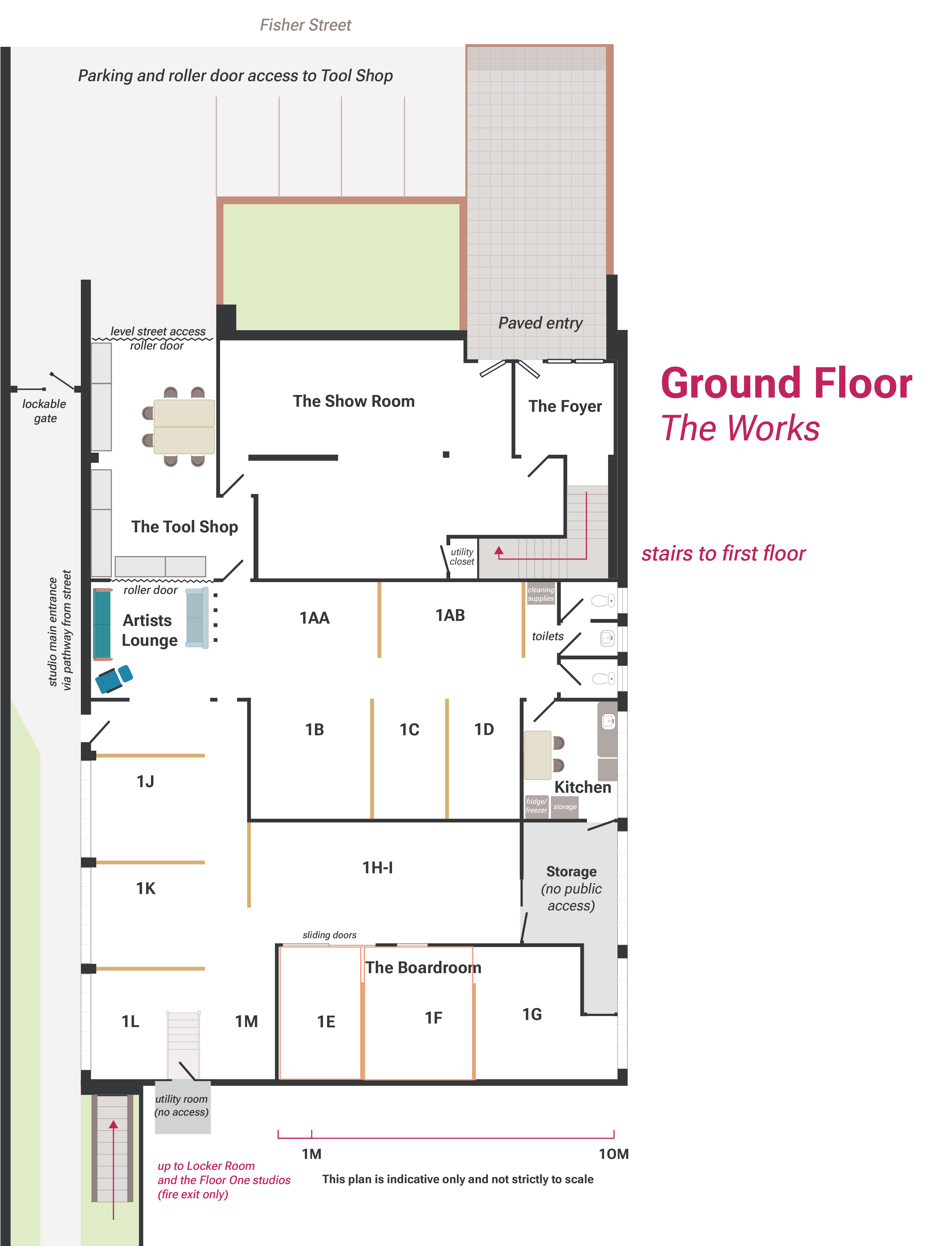 Studio 1: Ground Floor